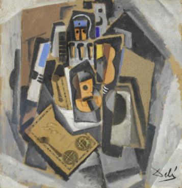 Pierrot con guitarra